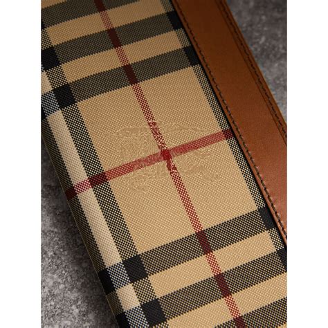 burberry horseferry check and leather continental wallet|Men’s Designer Wallets .